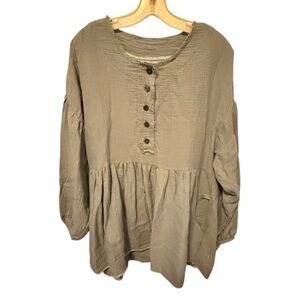 Farmhouse Frocks Cotton Dress with Pockets